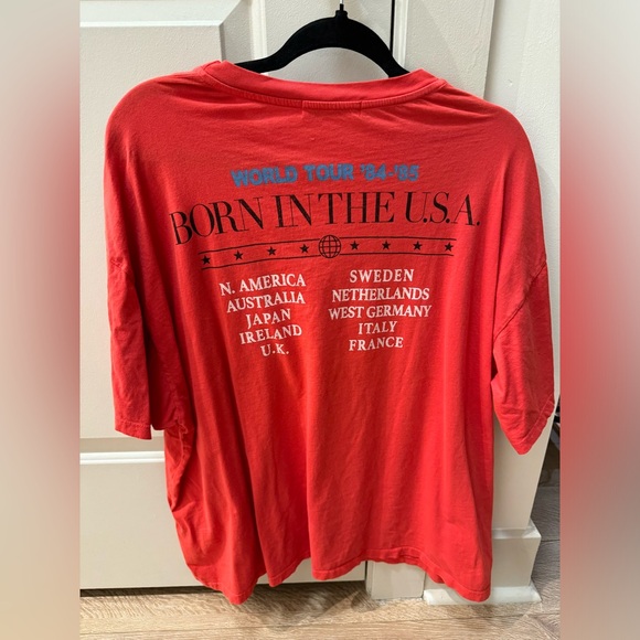 Daydreamer One Size Born In The Usa Red Graphic Top. ❤️⚡️ - Picture 2 of 4